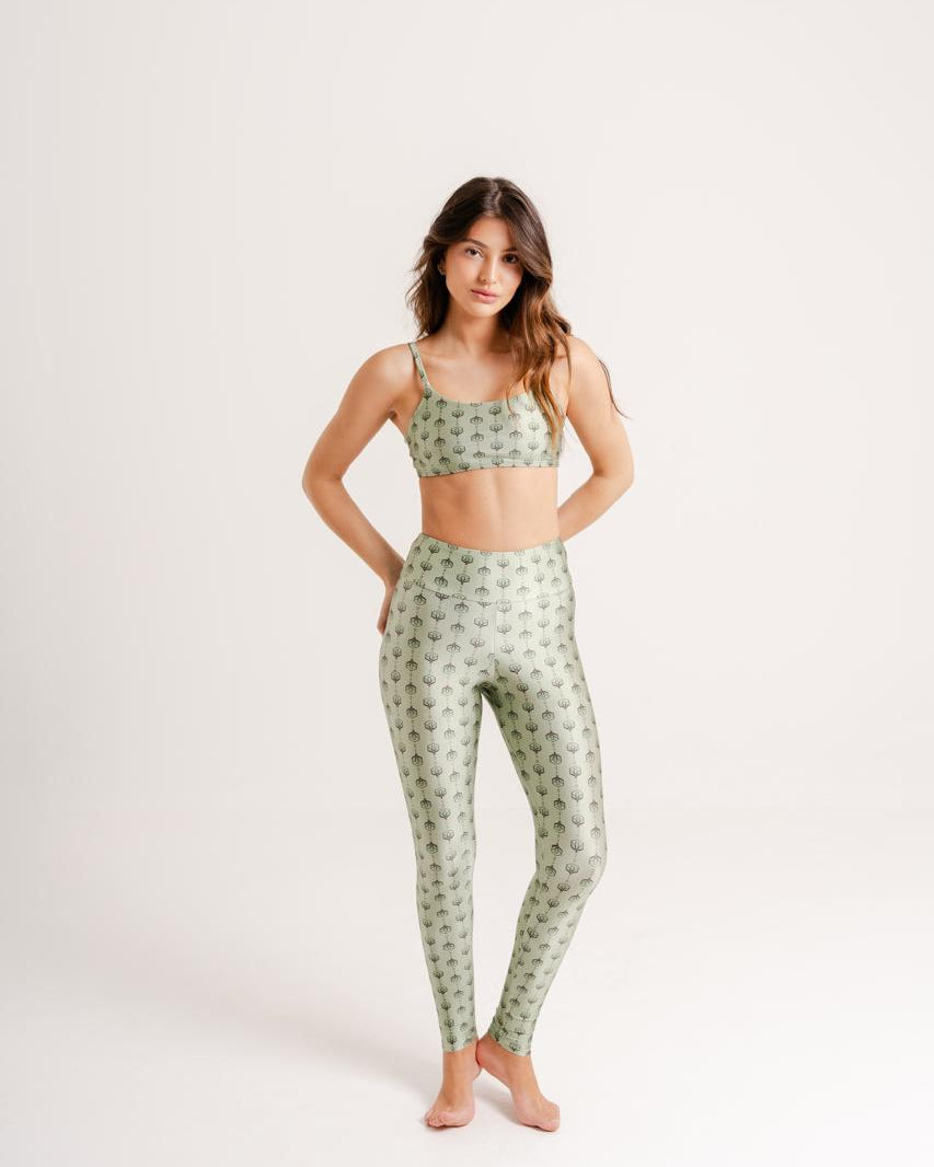 Legging Estampa Wildflower modelo High Waist by BEE GRACIE - CALÇAS