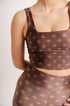 Top Cropped Estampa Oásis by BEE GRACIE - TOPS