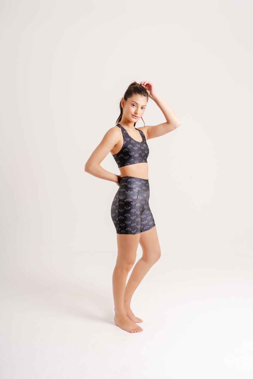 Short Estampa Dahlia by BEE GRACIE - SHORTS