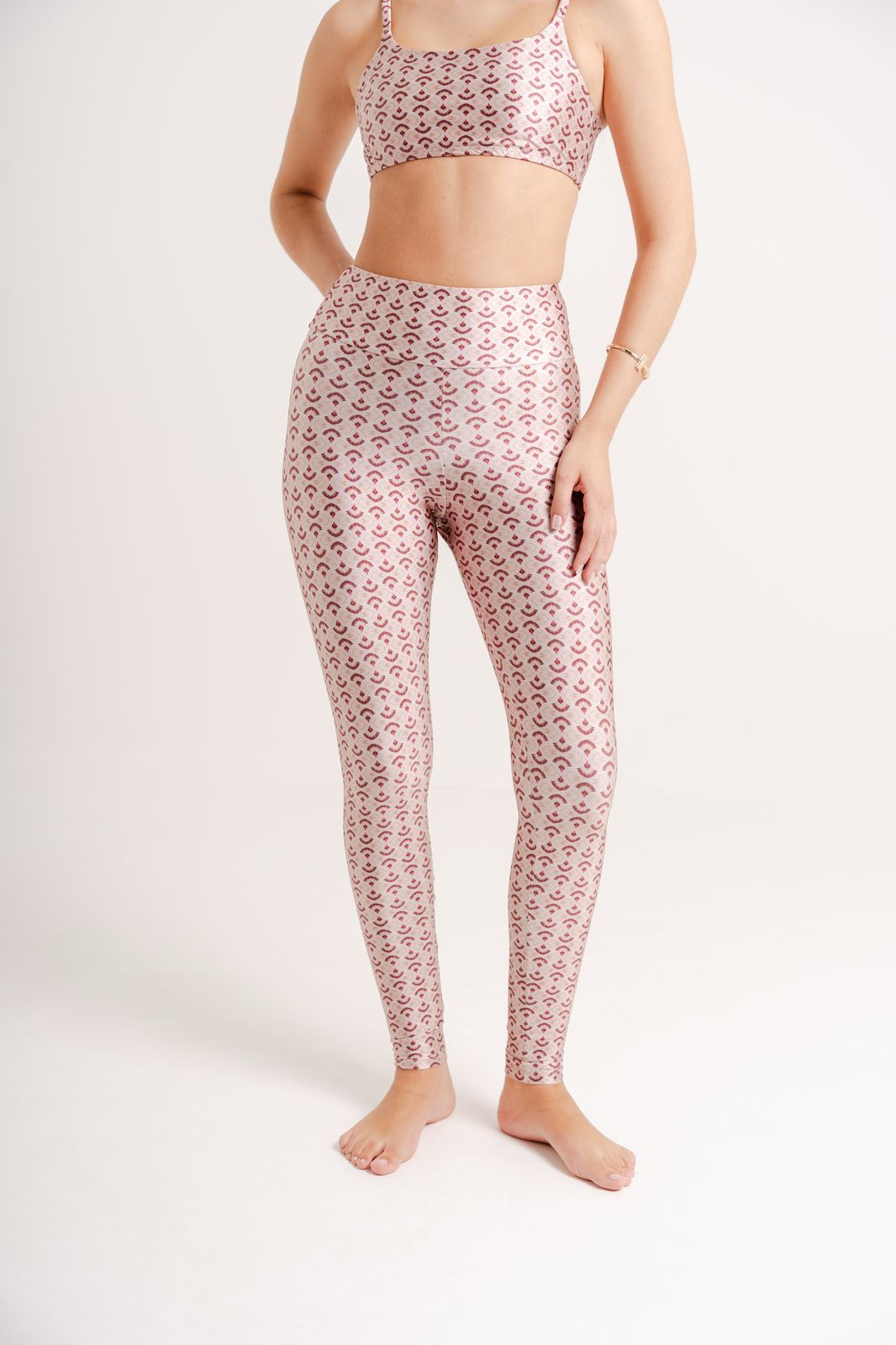 Legging Estampa Blush modelo High Waist by BEE GRACIE - CALÇAS