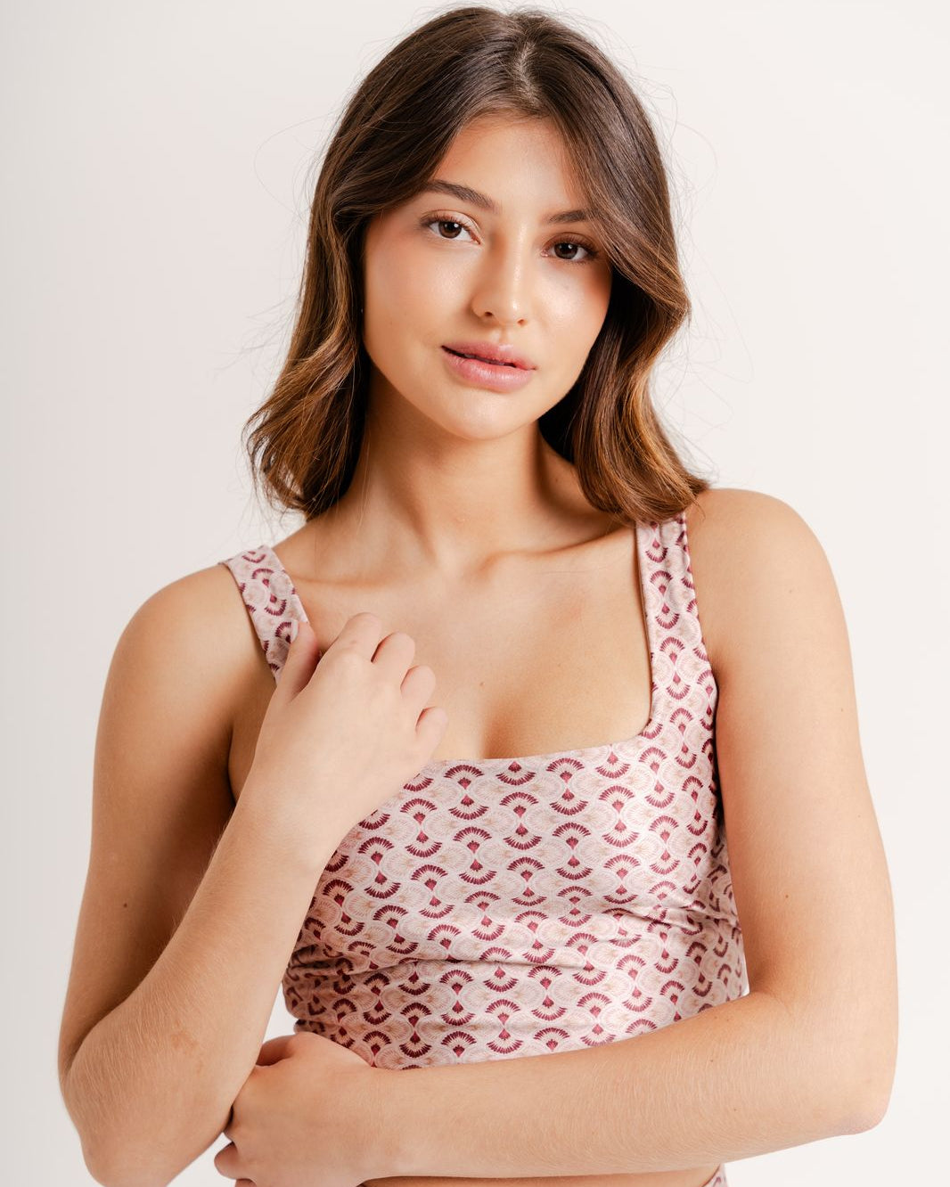 Top Cropped Estampa Blush by BEE GRACIE - TOPS