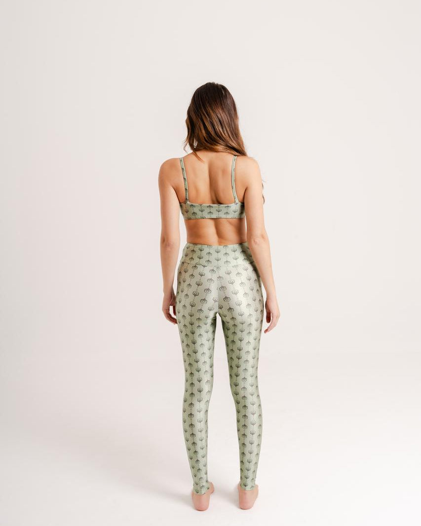 Legging Estampa Wildflower modelo High Waist by BEE GRACIE - CALÇAS