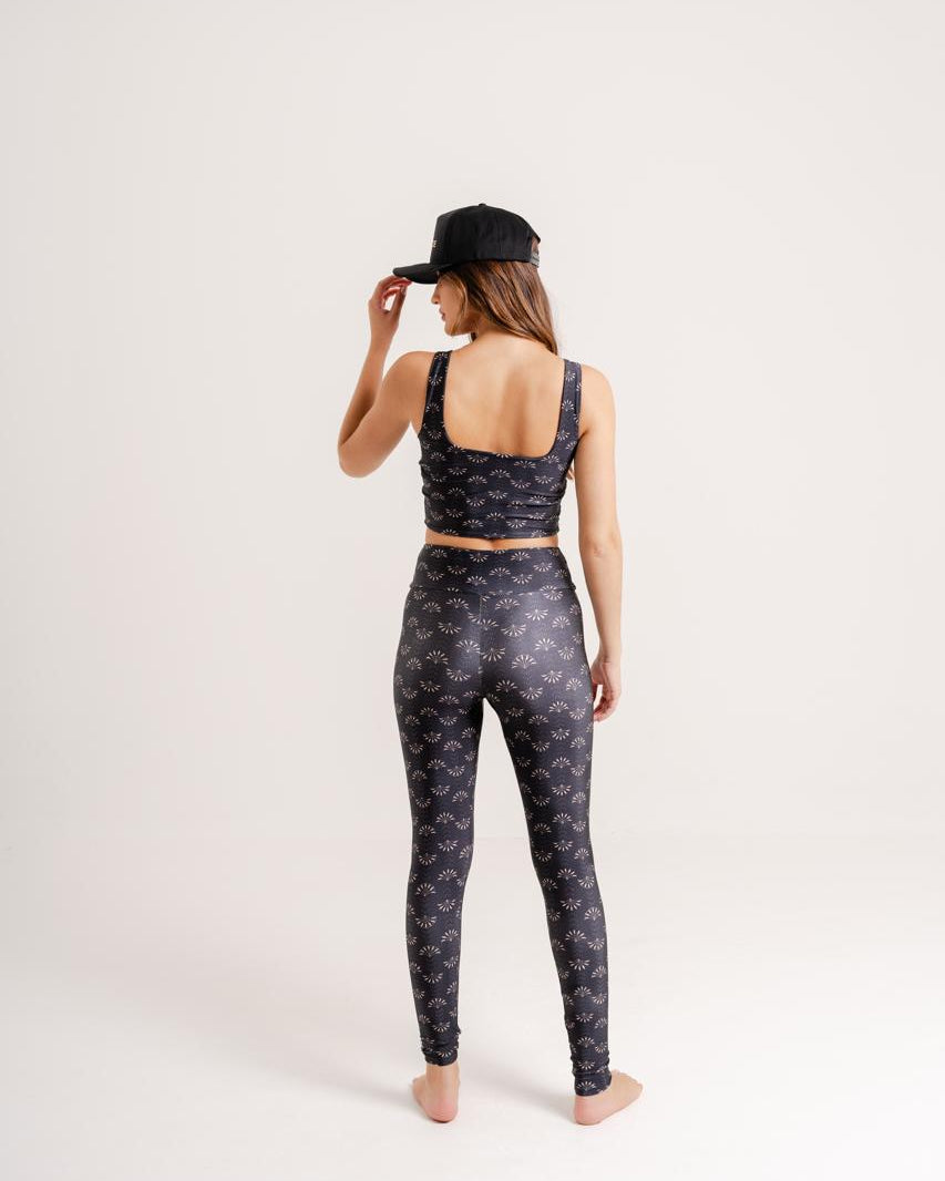 Legging Estampa Dahlia modelo Skin by BEE GRACIE - CALÇAS