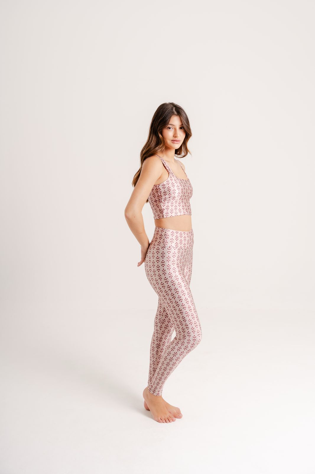 Legging Estampa Blush modelo High Waist by BEE GRACIE - CALÇAS