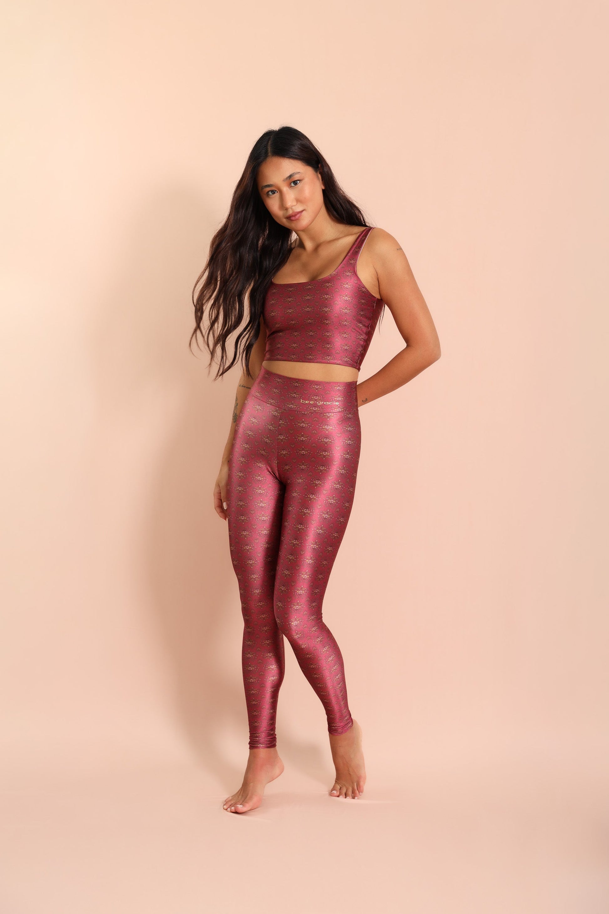 Flor de Lis Legging — Skin Fit