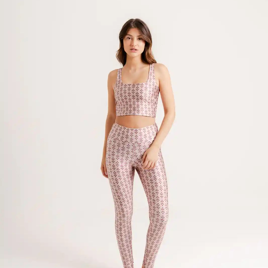 Legging Estampa Blush modelo High Waist by BEE GRACIE - CALÇAS