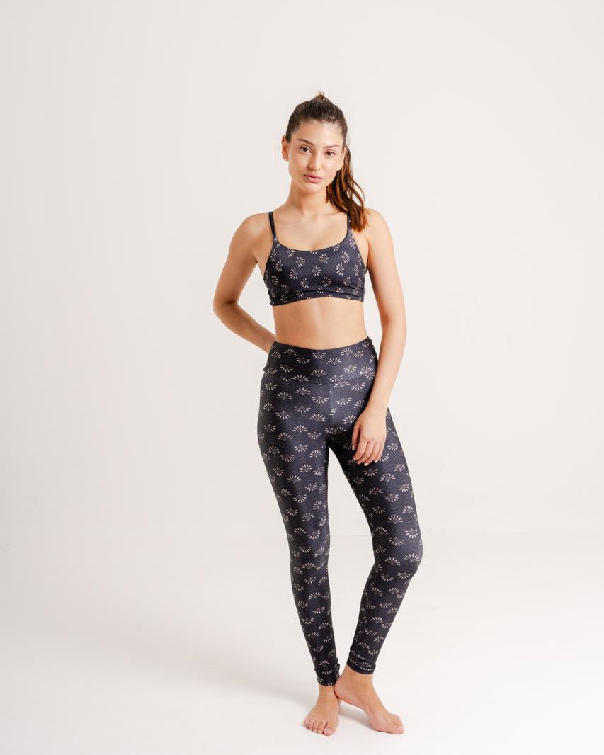 Legging Estampa Dahlia modelo High Waist by BEE GRACIE - CALÇAS