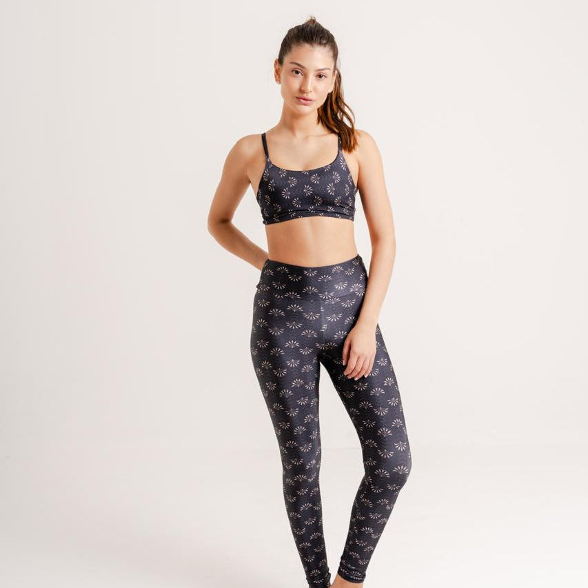 Legging Estampa Dahlia modelo High Waist by BEE GRACIE - CALÇAS