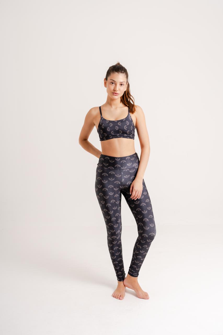 Legging Estampa Dahlia modelo High Waist by BEE GRACIE - CALÇAS