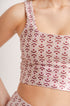 Top Cropped Estampa Blush by BEE GRACIE - TOPS