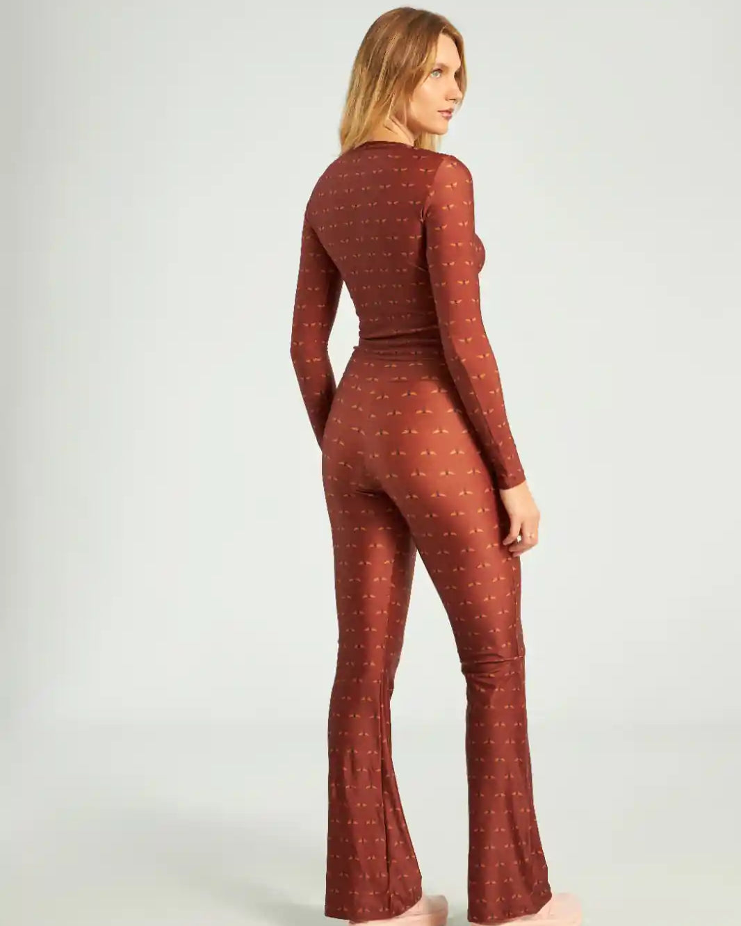 Honeycomb Long Sleeve Top