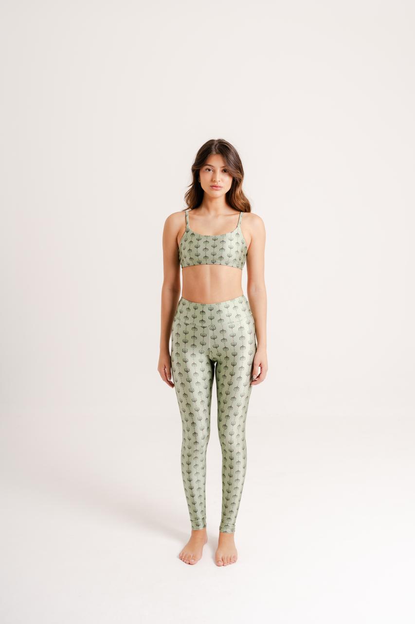 Legging Estampa Wildflower modelo High Waist by BEE GRACIE - CALÇAS