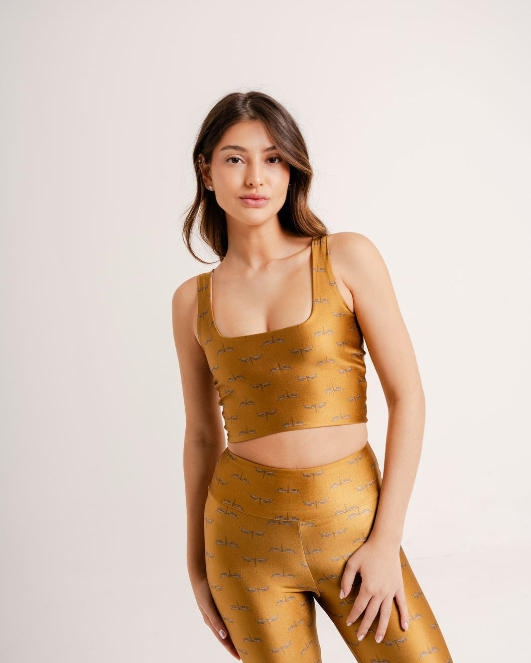 Top Cropped Estampa Dragonfly by BEE GRACIE - TOPS