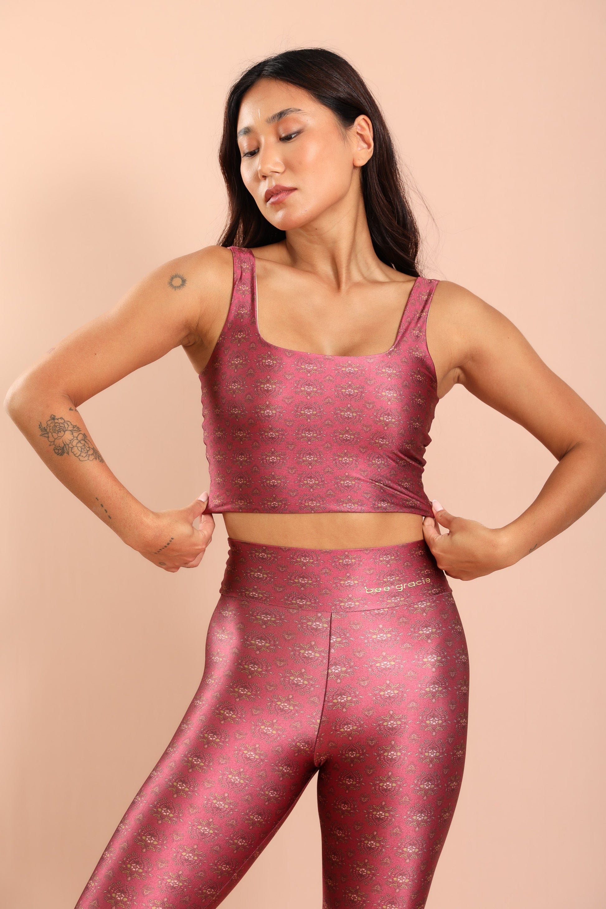 Flor de Lis Cropped Top