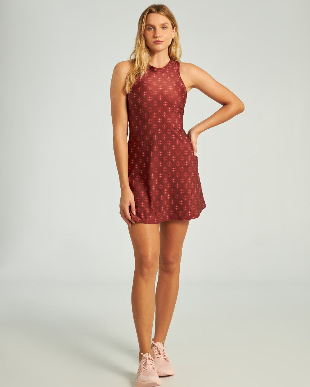 Pink Teddy Bear Dress with Shorts