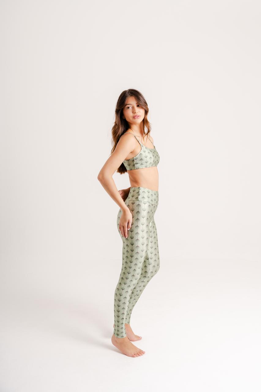 Legging Estampa Wildflower modelo High Waist by BEE GRACIE - CALÇAS