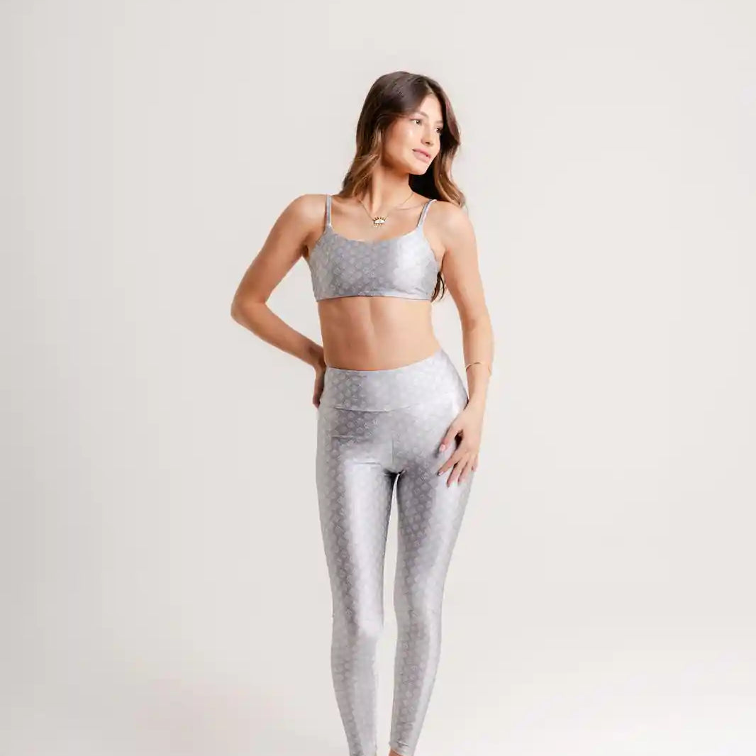 Legging Estampa Azure modelo Skin by BEE GRACIE - CALÇAS