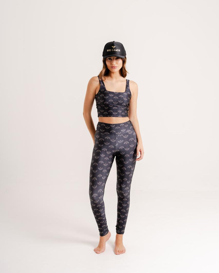 Legging Estampa Dahlia modelo Skin by BEE GRACIE - CALÇAS
