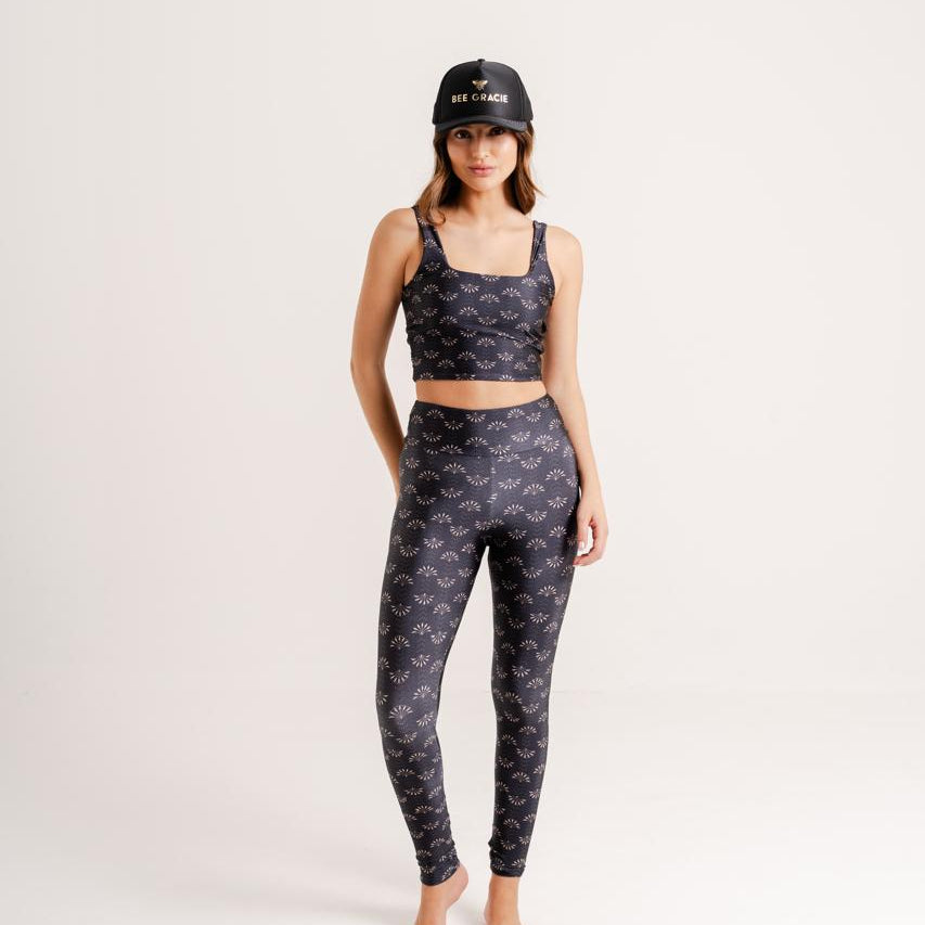 Legging Estampa Dahlia modelo Skin by BEE GRACIE - CALÇAS