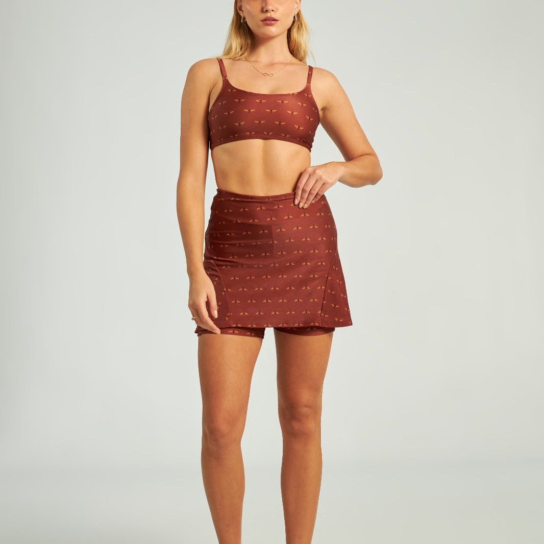 Honeycomb Tennis Skirt