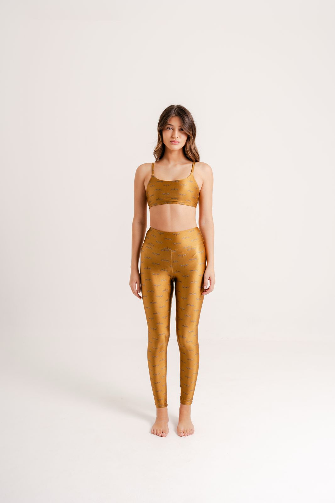 Legging Estampa Dragonfly modelo Skin by BEE GRACIE - CALÇAS