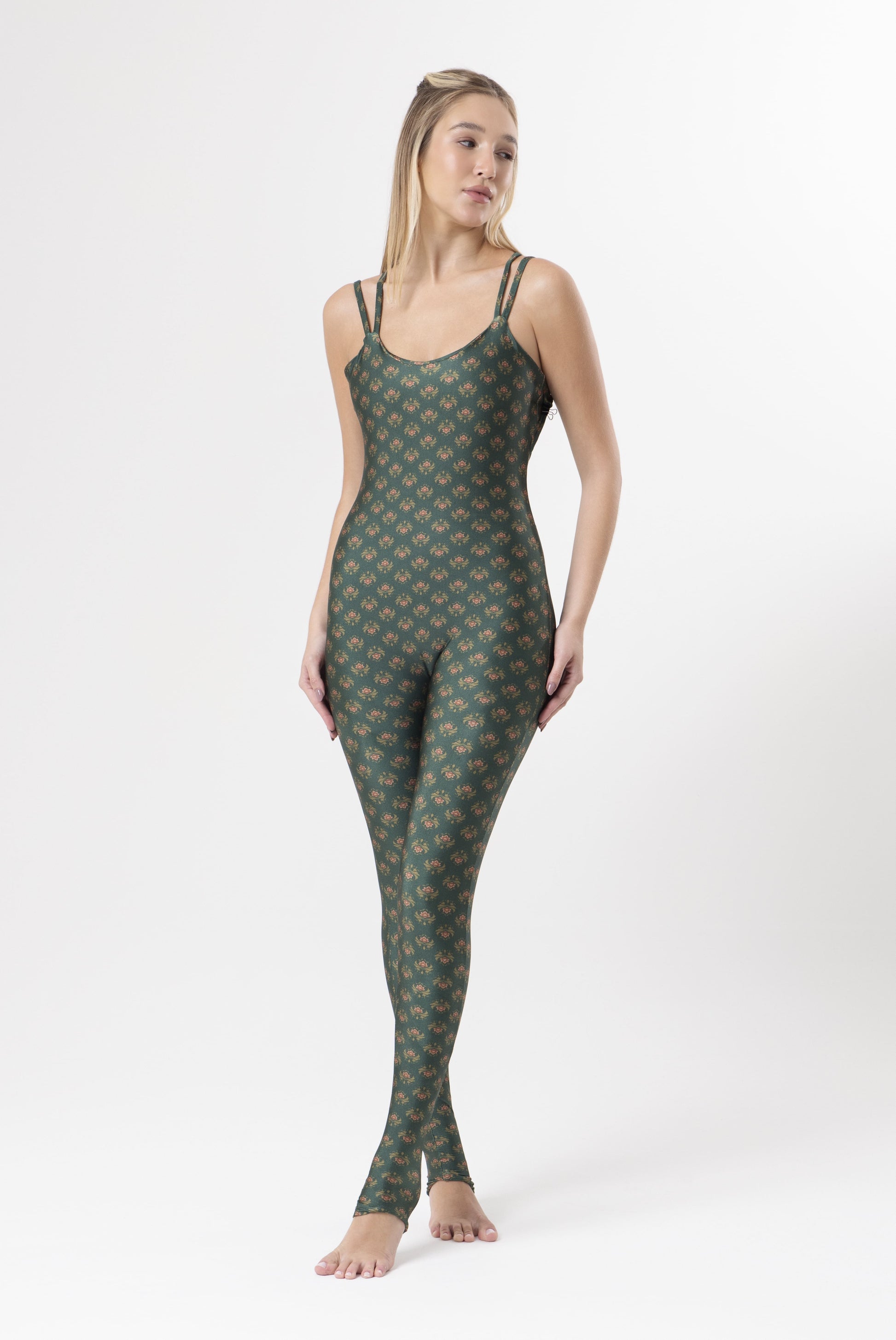 Green Lotus Zen Jumpsuit