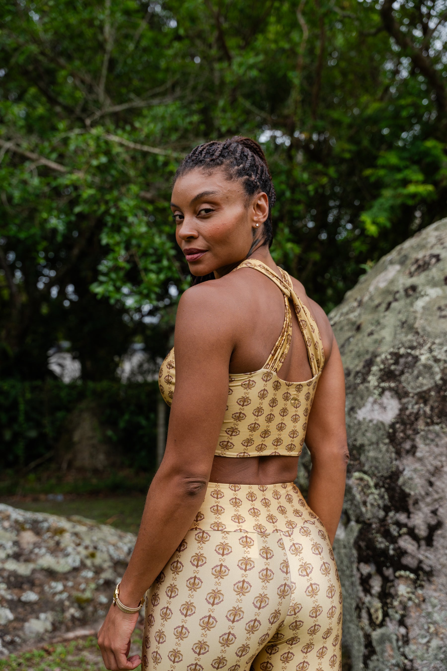 Golden Breeze Legging — High Waist