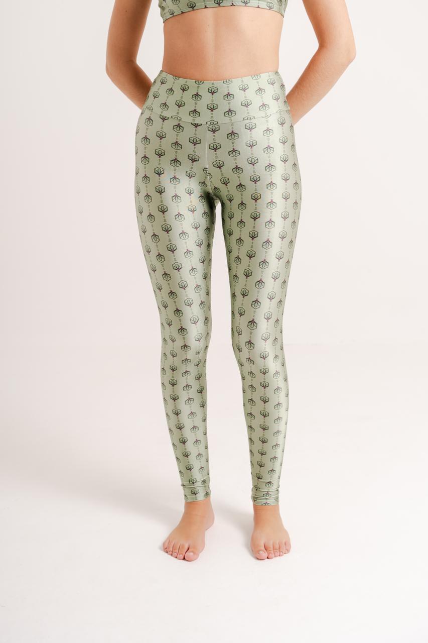 Legging Estampa Wildflower modelo High Waist by BEE GRACIE - CALÇAS