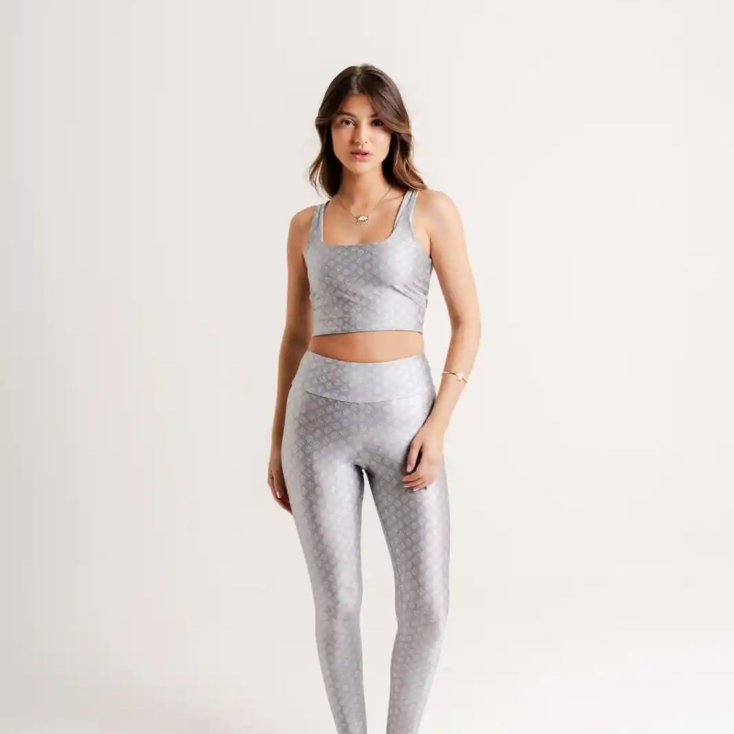 Legging Estampa Azure modelo High Waist by BEE GRACIE - CALÇAS