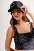 Top Cropped Estampa Dahlia by BEE GRACIE - TOPS