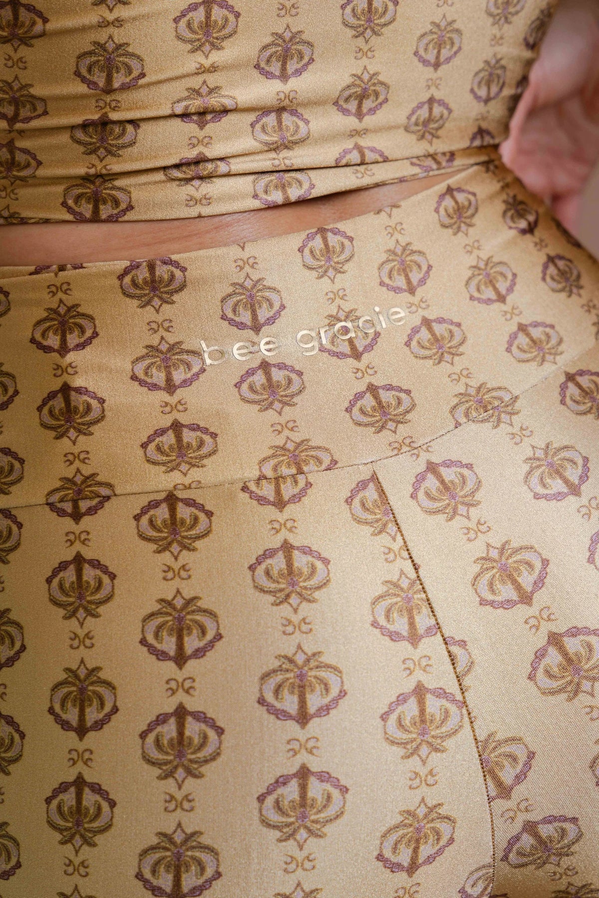 Golden Breeze Flare Pants